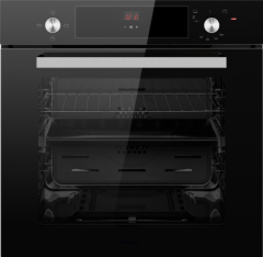 Газовый духовой шкаф Weissgauff WGO 706 D Black Glass 433 190