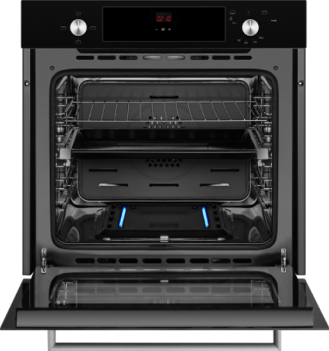 Газовый духовой шкаф Weissgauff WGO 706 D Black Glass 433 190