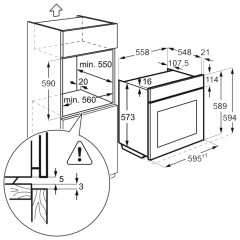 Электрический духовой шкаф Electrolux EOC 5631 AOX