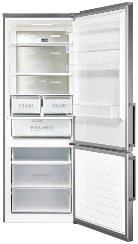 Холодильник Hyundai CC4553F черная сталь