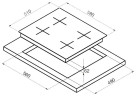 Электрическая варочная панель Korting HK 60001 B