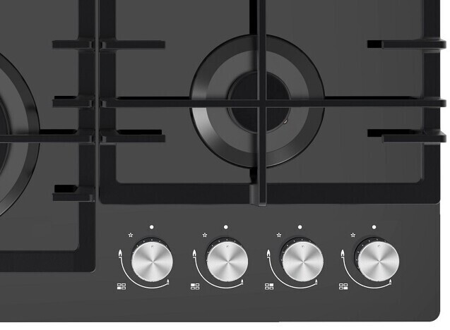 Газовая варочная панель Akpo PGA 604 AGC-T BL