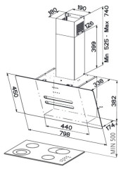 Кухонная вытяжка Faber Vanity EG6 WH A80