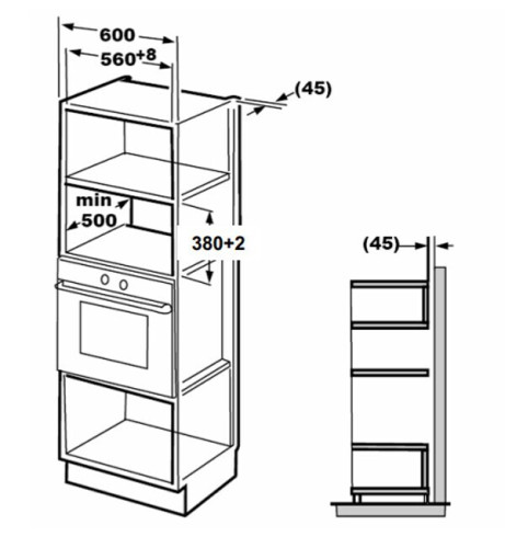 Встраиваемая микроволновая печь Schaub Lorenz SLM EY25D