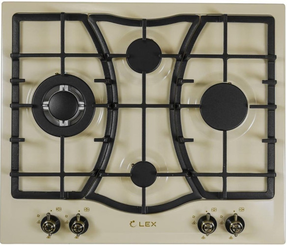 Газовая варочная панель LEX GVE 643C IVORY