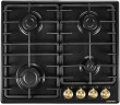 Газовая варочная панель LebenHoff ОМ60 Retro Black
