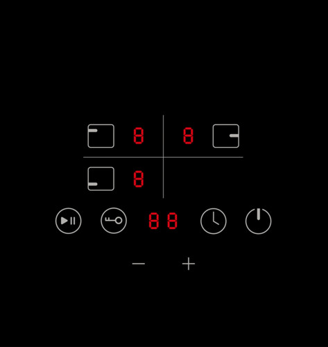 Индукционная варочная панель Hebermann HBKI 4530.1 BL