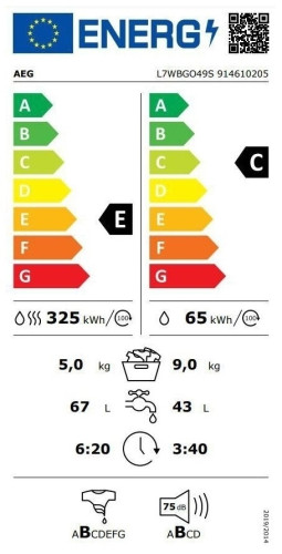 Стиральная машина Aeg L7WBGO49S