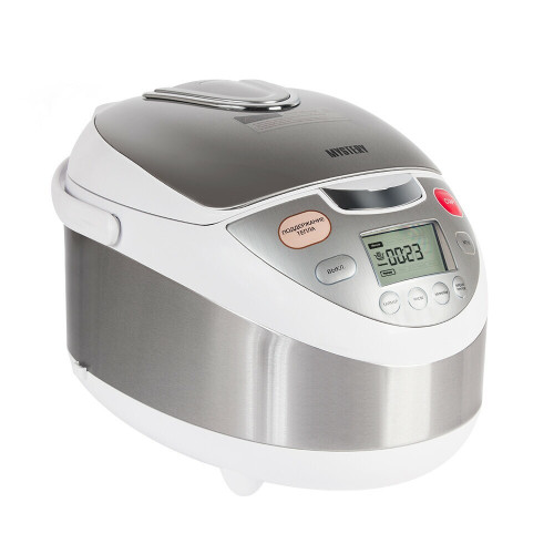 Мультиварка Mystery MCM-1010 серебристый/белый