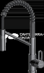 Смеситель для мойки Omoikiri Mikawa 2 Plus-SB-GM латунь/вороненая сталь