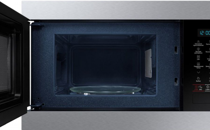 Микроволновая печь Samsung MS22M8074AT/BW нержавеющая сталь/черный