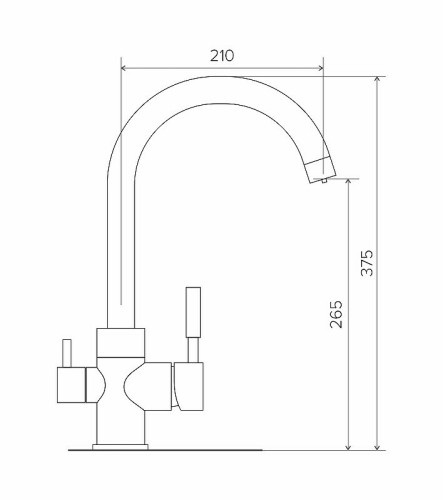 Смеситель для кухни Tolero Элара Дуо Сафари №102