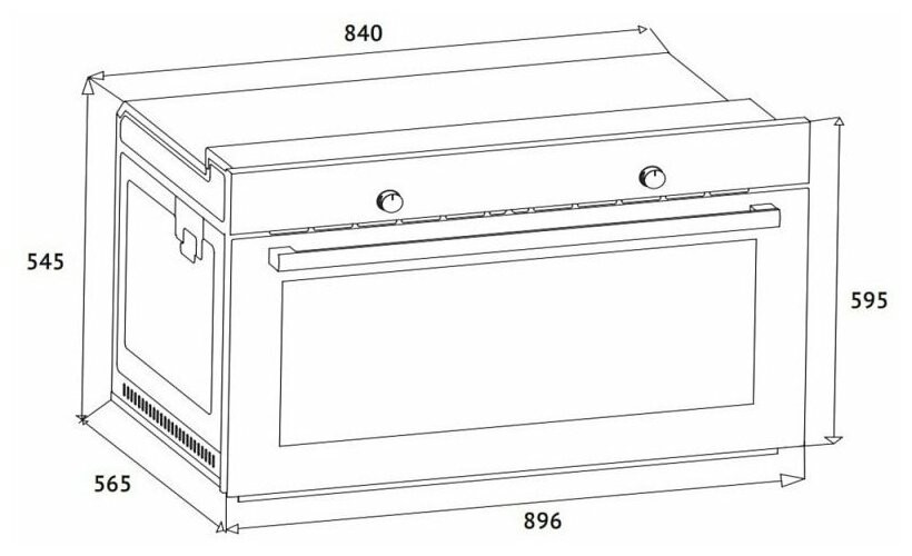 Электрический духовой шкаф Korting OKB 5189 SX