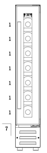 Винный шкаф IP Industrie CI 301 CFX