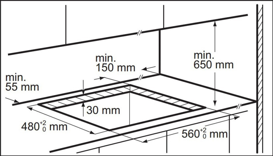Газовая варочная панель AEG HVB 64420 IB