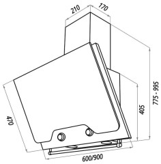 Кухонная вытяжка MAUNFELD RETRO QUADR 60