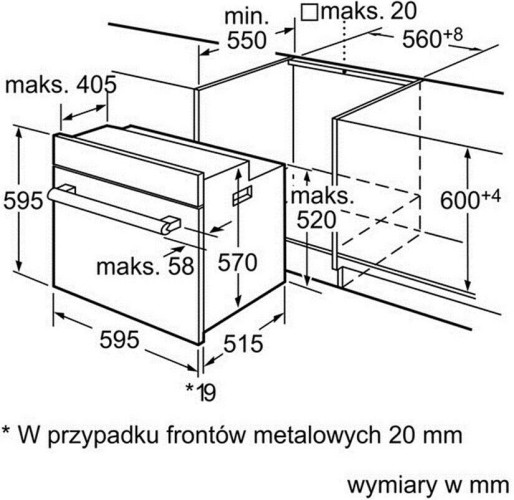 Электрический духовой шкаф Bosch HBG42R350E