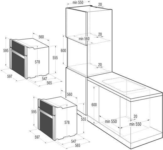 Электрический духовой шкаф Gorenje + GP 896 X
