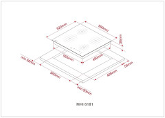 Индукционная варочная панель Monsher MHI 6181
