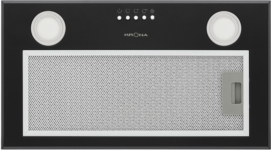 Встраиваемая вытяжка Krona Adel 600 Black PB