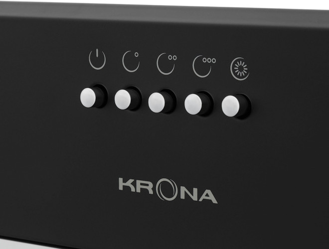 Встраиваемая вытяжка Krona Adel 600 Black PB