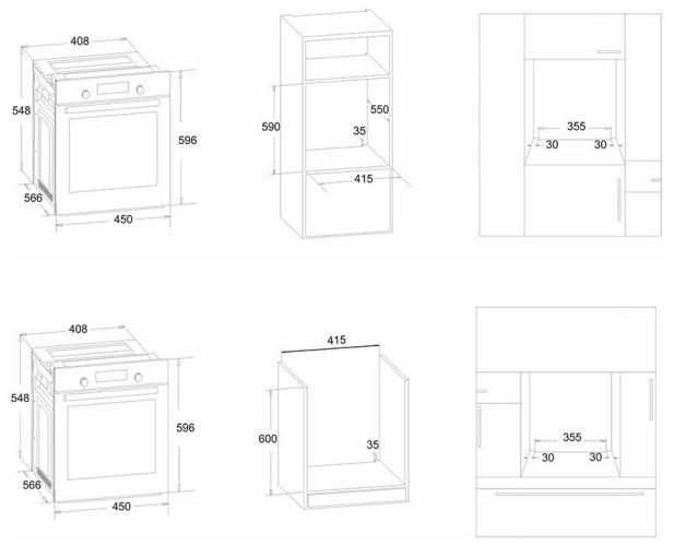 Электрический духовой шкаф Simfer B 4ES 18016