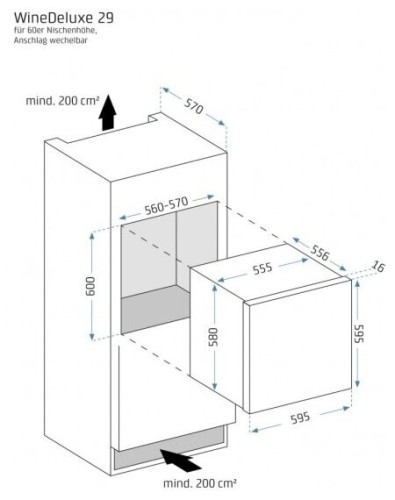 Винный шкаф Caso WineDeluxe E 29