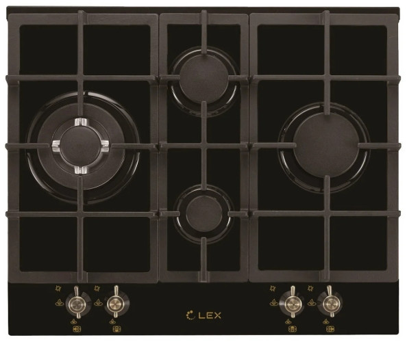 Газовая варочная панель Lex GVG 643C BL