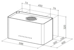 Кухонная вытяжка Faber Thalia WH Corian F60