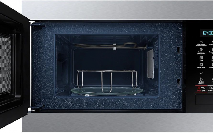 Встраиваемая микроволновая печь Samsung MG22M8074AT/BW черный