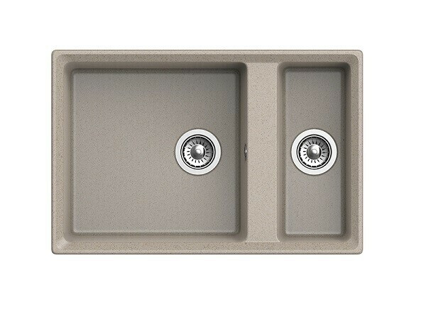 Кухонная мойка GranFest GF-LV-760K песочный