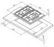 Газовая варочная панель Darina 1T1 BGM 341 12 X