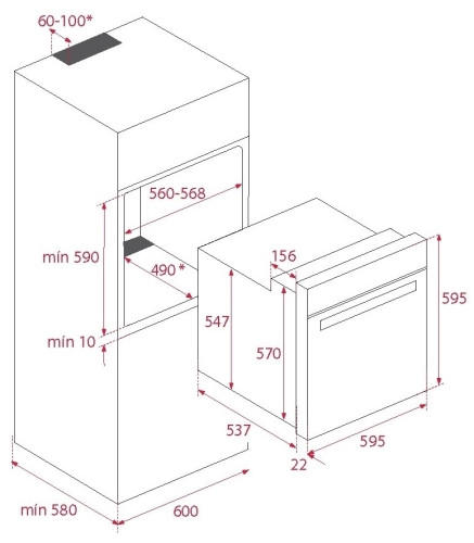 Электрический духовой шкаф Kuppersberg FH 611 B