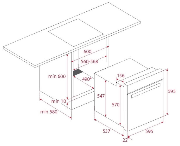 Электрический духовой шкаф Kuppersberg FH 611 B