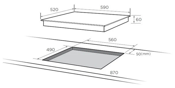 Индукционная варочная панель Midea MIH-64100