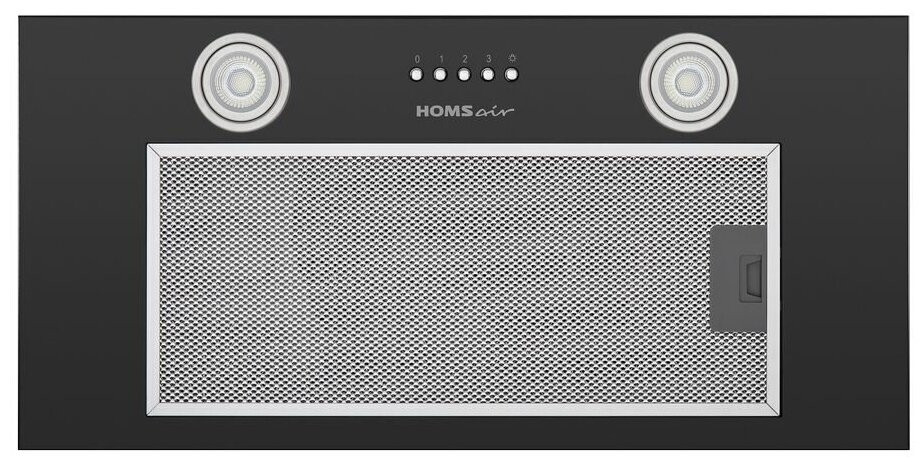 Встраиваемая вытяжка HOMSair CAMELIA POWER 60 черный