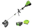 Триммер аккумуляторный greenworks 1301607ua GD80BCK2