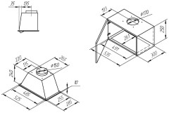 Встраиваемая вытяжка Kuppersberg INLINEA 52 B X