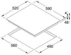 Индукционная варочная панель Franke FHCR 604 2I 1FLEXI T PWL