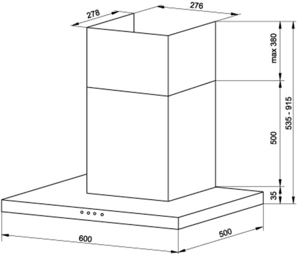 Кухонная вытяжка Hansa OKP 631 TH