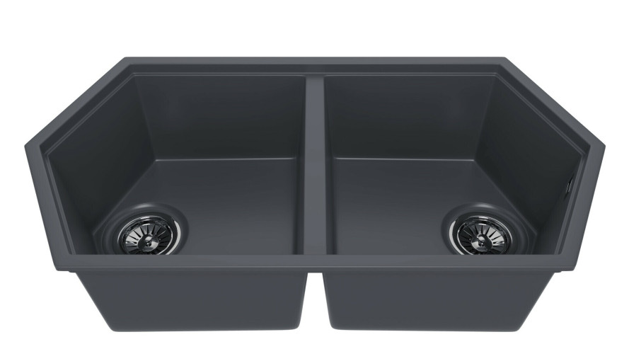 Кухонная мойка KitKraken Gulf K-850.2B.7024 Graphite