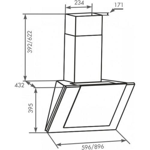 Кухонная вытяжка ZorG Titan 750 90 M бежевый