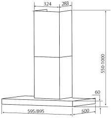 Кухонная вытяжка DACH ZARA 90