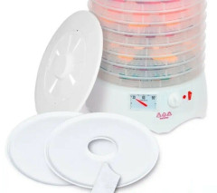 Сушилка для овощей Мастерица EFD-0903VM с прозрачными поддонами+2 поддона