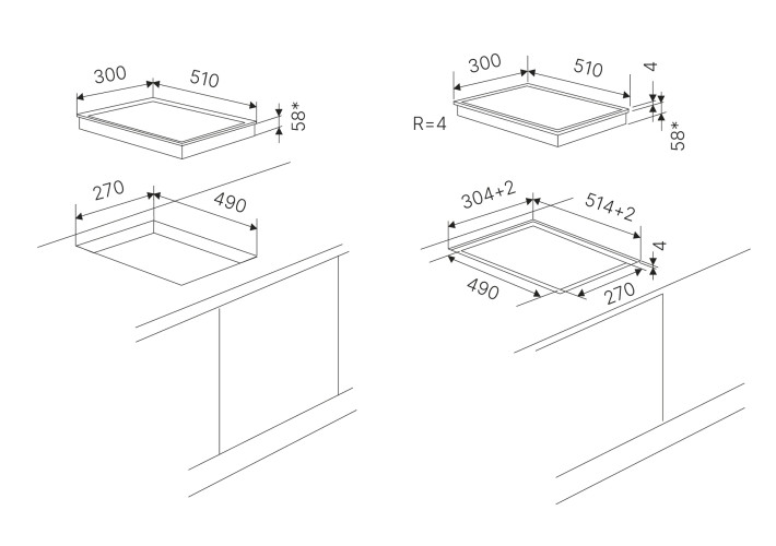 Электрическая варочная панель Vario Kuppersbusch VKE 3350.0 SR