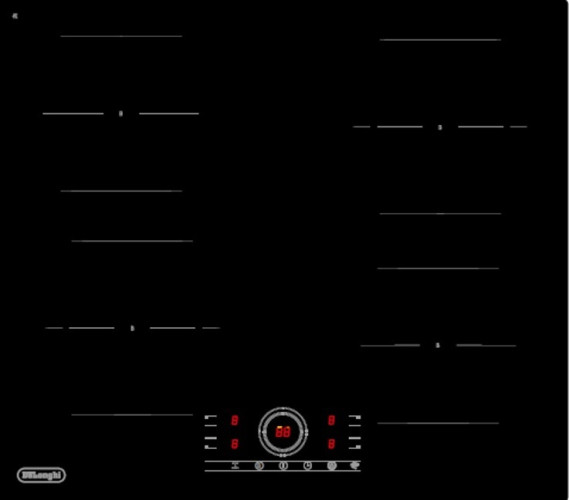 Индукционная варочная панель Delonghi ELETTRA 4B0P CR