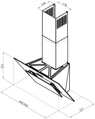 Кухонная вытяжка Lex Mira 600 white