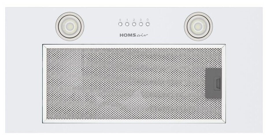 Встраиваемая вытяжка HOMSair CAMELIA POWER 60 белый