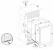 Встраиваемый винный шкаф Dunavox DX-57.146DSK