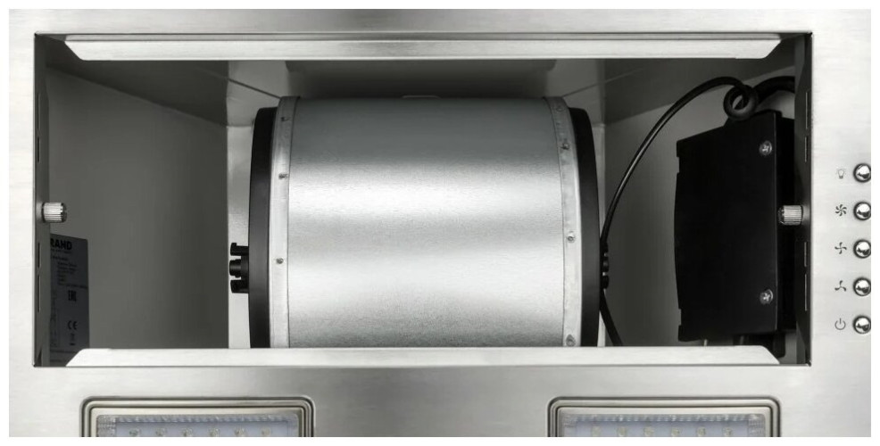 Встраиваемая вытяжка GRAND Corsa 60 IX серебристый